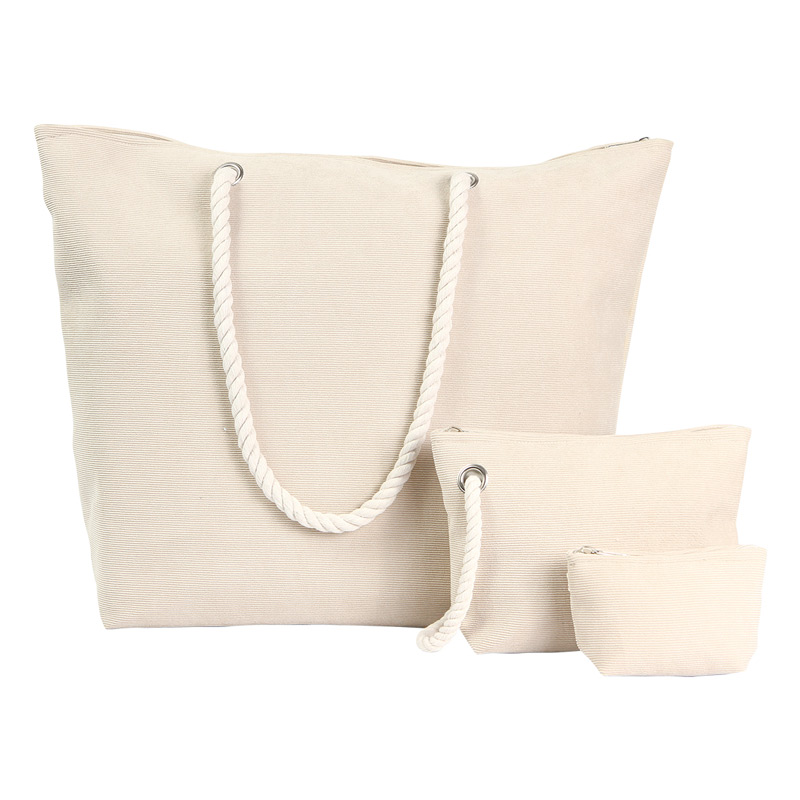 TX-259, Set de bolsas Prats. Set de bolsas fabricado en poliéster. Incluye bolsa de hombro principal con asa de diseño de cuerda, bolsillo con cuerda y bolso tipo monedero sin asa. Tamaño adecuado para diferentes utensilios.